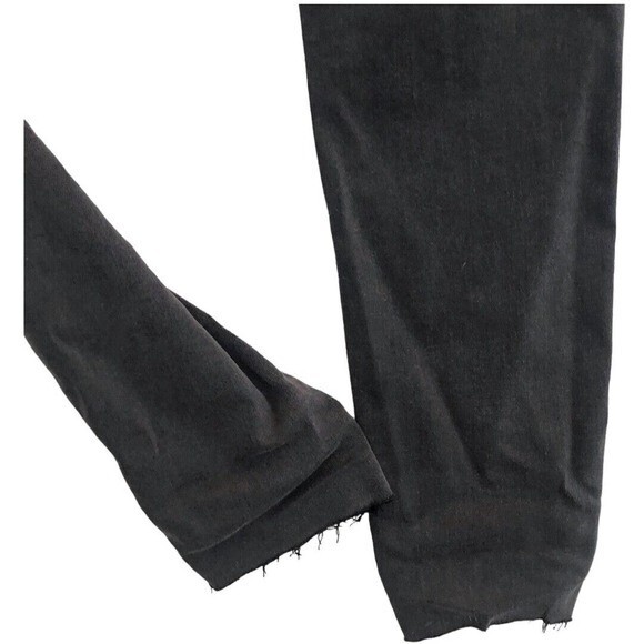 Articles of Society Women’s Skinny Jeans Size 24 Gray Black  Raw Hem - Picture 6 of 10